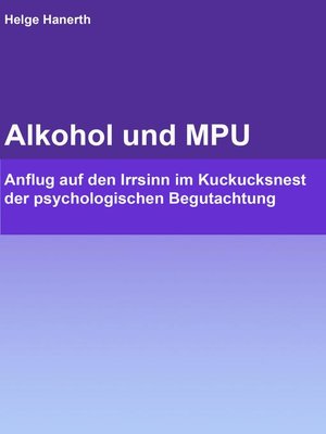 cover image of Alkohol und MPU